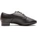 NLeahershoe Men's Breathable Lace-up Leather Latin Dance Shoes - Black, Size 11.5 - Buy Online on GoSupps.com