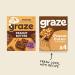 Graze Peanut Butter Oat Boost Bars - Vegan Snacks with Whole Oats - 28 Count - Peanut Butter & Chocolate Flavor - 7 Packs of 4 x 30g - Packaging May Vary - Buy Online on GoSupps.com