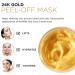 24K Gold Face Mask Deep Pore Cleansing Moisturizing Face Mask Brightening Nourishing Reduces Pores and Removes Blackheads Face Mask for Women and Men 120ml - Buy Online on GoSupps.com