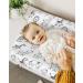 Babysland Changing Pad Cover 2 Pack - Soft Cotton Neutral Baby Table Cover with Animals and Zebra Stripes - Buy Online on GoSupps.com