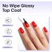 Gellen 2pcs 18ml No Wipe Gel Top Coat High Gloss Shiny Long Lasting Top Coat Gel Polish Professional Soak Off Clear UV Nail Lamp Gel Nail Polish Gel Nail Art for Home Salon Use 2pcs Top Coat - Buy Online on GoSupps.com