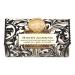 Michel Design Works Triple-milled and Handmade Large Bath Soap Bar Honey Almond Scent and Design with Shea Butter Long Lasting 8.7oz Bar