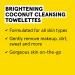Acure Brightening Cleansing Towelettes | Vegan Makeup Remover with Argan Oil | All Skin Types | 100% Natural Coconut Pack - Buy Online on GoSupps.com