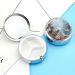 Books in The Sky Round Pill Box | 3 Compartment Decorative Metal Pill Organizer | Portable & Stylish Pocket Pill Case - Buy Online on GoSupps.com