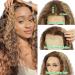 Ayiyi 18 Honey Blonde Highlight Deep Wave HD Lace Frontal Wig for Black Women - 180% Density - Pre Plucked with Baby Hair - Buy Online on GoSupps.com