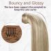 Buy Runatur 40cm Real Hair Braided Ponytail Extensions - Brown & Platinum Blonde Remy Hair - 80g #8P60 - Buy Online on GoSupps.com