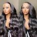 28 Bele 13x6 HD Lace Front Wig 180% Density Body Wave Brazilian Virgin Human Hair - Natural Color Pre Plucked with Baby Hair - Buy Online on GoSupps.com