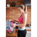 Fyra Lady Fitness Protein Shaker Bottle 700ml - BPA Free Leak-Proof with Sieve & Scale - Perfect for Whey BCAAs & Diet Concentrates - Pink Gym Cup - Buy Online on GoSupps.com