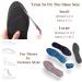 5D Sponge Comfort Insoles 2-Pairs | Arch & Heel Pain Relief for Men & Women | Dark Blue, Large Sizes - Buy Online on GoSupps.com