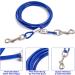 JETOP Heavy Duty Dog Stake & 10 ft Dog Chains Steel Spiral Ground Dog Spike for Outdoor Yard and Camping Dog Camping Accessories for Puppy Pet and Medium Dogs (176 lbs of pull) (Blue) - Buy Online on GoSupps.com