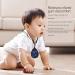 Chewy Necklace for Babies | Blue Dragon Print Silicone Teething Relief | 2-Piece Chewable Chain - Buy Online on GoSupps.com