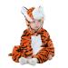 Doladola Baby's Hooded Onesies Cartoon Animal Romper Baby Loungewear Newborn Outfits Jumpsuit 12-18 Months Orange Tiger