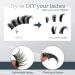 Shop Half Lashes: 14 Pairs Natural Cat Eye False Eyelashes - Handmade Soft Faux Mink & Clear Band - Buy Online on GoSupps.com