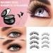 SSKHE Magnetic Eyelashes without Eyeliner Reusable Dual Magnetic lashes false eyelashes magnetic Natural Look Magnetic Eyelashes No Glue 3D False Eyelashes Kit with Applicator Waterproof Easy to Wear - Buy Online on GoSupps.com