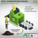 20-Pack Portable Toilet Replacement Bags | 8 Gallon Compostable Liners for Camping | OK Compost Home Certified - Plastic Free - Buy Online on GoSupps.com