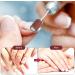 210PCS Nail Drill Sanding Bands with Bit 80/120/180 Grit | Nail Art Sanding Bands in 3 Colors | Manicure and Pedicure Tool Set - Buy Online on GoSupps.com