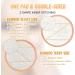 Veemos Reusable Cotton Pads - 14 Double-Sided Makeup Remover Pads with Washable Bag & Storage Box | Eco-Friendly Bamboo Cotton (Beige) - Buy Online on GoSupps.com