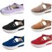Swezida Women's Black Walking Shoes - Orthopedic Arch Support & Diabetes Relief | Size US-8 - Buy Online on GoSupps.com
