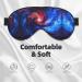 Red Blue Galaxy Print Eye Mask | Ultra-Soft & Light-Blocking for Restful Sleep - International Shipping Available - Buy Online on GoSupps.com