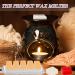 100 Wax Melt Mussels - Empty Candle Glasses with 5 Hollows | Ideal Candle Containers & Tartlet Molds for Home Candle Making Virtcoy Accessories - Buy Online on GoSupps.com