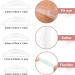 Lash Lift Pads Rods & Y Shape Eyelash Brush Set for Perming Curler - 50pc Makeup Tools (Clear) - Buy Online on GoSupps.com