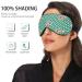 WELLDAY Green Daisy Flowers Sleep Mask - Soft Comfort Night Eye Shade for Men and Women - Buy Online on GoSupps.com