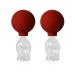 Lauschaer glass cupping glasses with ball 2 pieces 30mm for professional medicine fireless cupping cupping glass cupping glasses