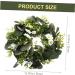 LIFKICH Wreath Planta Artificial Faux Greenery Artificial Eucalyptus Garland Holiday Window Hanging Eucalyptus Leaves Garland Faux Plants Fall Garland or Artificial Grass Daisy White White 30X30CM - Buy Online on GoSupps.com