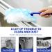 Volumoon Manual Dust Removal Set 20 Pcs Duster Removal Refill Kit with 2 Handle Strong Electrostatic Dust Removal Fluffy Duster Refills for Home Office& Car Cleaning (Blue) - Buy Online on GoSupps.com