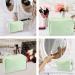 Large Mint Green Seersucker Cosmetic Bag | Makeup Pouch Travel Toiletry Case - Buy Online on GoSupps.com