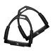 XE Stainless-steel Horse Riding Stirrups Flexible Stirrups for Horse Riders Ideal Bendy Safety Nonslip Black Tread Stirrups for Equestrian