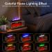 Vusddy Flame Aroma Diffuser | 200ml Fire Humidifier | 7-Color Room Fragrance for Home Office & Yoga | Waterless Auto Switch-Off | Realistic Fireplace Design - Buy Online on GoSupps.com