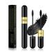 FREEORR 2 in 1 Mascara Black Volume and Length  Quick Dry without Clumping  Waterproof & Smudgeproof Fiber Eyelash Mascara  Lash Cosmetics Natural Lengthening and Volume Eyelashes Cruelty Free  Pack of 1 0.317 oz