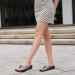 MEGNYA Women's Arch Support Flip Flops - 8 W2 Charcoal - Buy Online on GoSupps.com