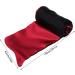 Adjustable Silk Eye Mask Set - Soft Satin Blindfold for Sleep & Travel - Valentine's Gift - Black and Red - Buy Online on GoSupps.com