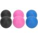 Verdant Touch TPR Massage Ball Set | Yoga Muscle Relaxation & Portable Fitness Black Rose Red Blue - Buy Online on GoSupps.com