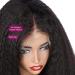 Veravicky 24 Kinky Straight Lace Front Human Hair Wig for Black Women - 150% Density Pre-Plucked with Baby Hair, 13x4 Yaki Straight Frontal, Virgin Hair Glueless Wig - Buy Online on GoSupps.com