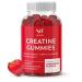 SW Creatine Gummies - Strawberry Flavour - Zero Added Sugars - 3000mg Creatine Monohydrate for Superior Muscle Growth & Fast Recovery Vitamin C - Pre Workout Supplement Gluten Free and Vegan