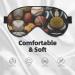 SSIMOO Sports Ball Sleep Mask - Adjustable & Breathable Eye Mask for Comfortable Sleep | Stylish Black Design - Buy Online on GoSupps.com