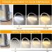KMLSHLL Half Moon Lash Light with Rhinestones - Perfect for Lash Extensions, Beauty, Skincare, Eyebrows, Tattoo, Nail Tech - Stepless Dimming and Color Temperature - White - Buy Online on GoSupps.com