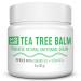 M3 Naturals Natural Tea Tree Balm Infused with Almond Oil and Stem Cell Powerful Skin Balm for Athletes Foot Skin Irritation and Anti-Itch Relief