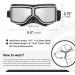 NAMSAN Dog Goggles - UV Protection Windproof & Dustproof Adjustable Strap for Medium to Large Dogs - Silver - Buy Online on GoSupps.com