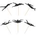 Ercadio 24 PCS Swim Cupcake Toppers Summer Swiming Cupcake Toppers Picks Black Swimming Cake Topper for Swim Party Birthday Baby Shower Kids Birthday Party Cake Decorations Supplies Swim Black - Buy Online on GoSupps.com
