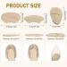 FlyCoco Heel Pads - 6 Pairs Anti-Slip High Heel Cushions & Back Inserts | Comfort & Pain Relief for Women & Men | Breathable Shoe Inserts in Black + Beige - Buy Online on GoSupps.com