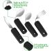 Adaptive Utensils Set for Tremors - Easy Grip Silverware for Parkinsons and Arthritis - Buy Online on GoSupps.com