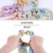 Cutewing Hair Scrunchies Scarf Set - 6PCS Ponytail Ties with Chiffon Scarf Design for Women and Girls - Buy Online on GoSupps.com