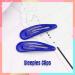 6Pcs 5CM Royal Blue Snap Hair Clips School Colours Hair Accessories for Girls & Women - Buy Online on GoSupps.com