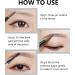 Eyebrow Pencil with Spoolie Brush- 4Pcs Professional Micro 1.5mm Tip Brow Pencil with Dual Ends Kit Longwearing Waterproof Sweat-proof Eye Brow Pencil Black Eyebrow Makeup Pencils for Women-01Black 01 Black - Buy Online on GoSupps.com