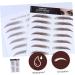 MAGICLULU 10 Pcs Eyebrow Stickers Makeup Eyebrow Sticker Tool Water Proof Water Transfer Paper with Soy Ink 6d - Buy Online on GoSupps.com