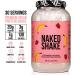 Naked Shake Vegan Protein Powder - Strawberry Banana Flavored Plant Based Protein with MCT Oil | Gluten-Free, Soy-Free, Non-GMO | 2.1lb 30 Servings - Buy Online on GoSupps.com